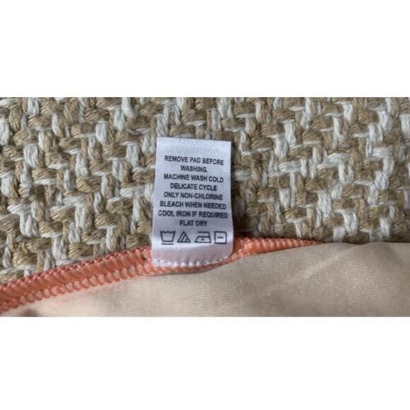 Cabana Life Talbots Pink Halter One Piece Halter Pink Sunrise Plaid Swimsuit Lg - Picture 5 of 7